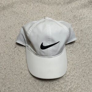 Nike Classic White Hat with Black Swoosh